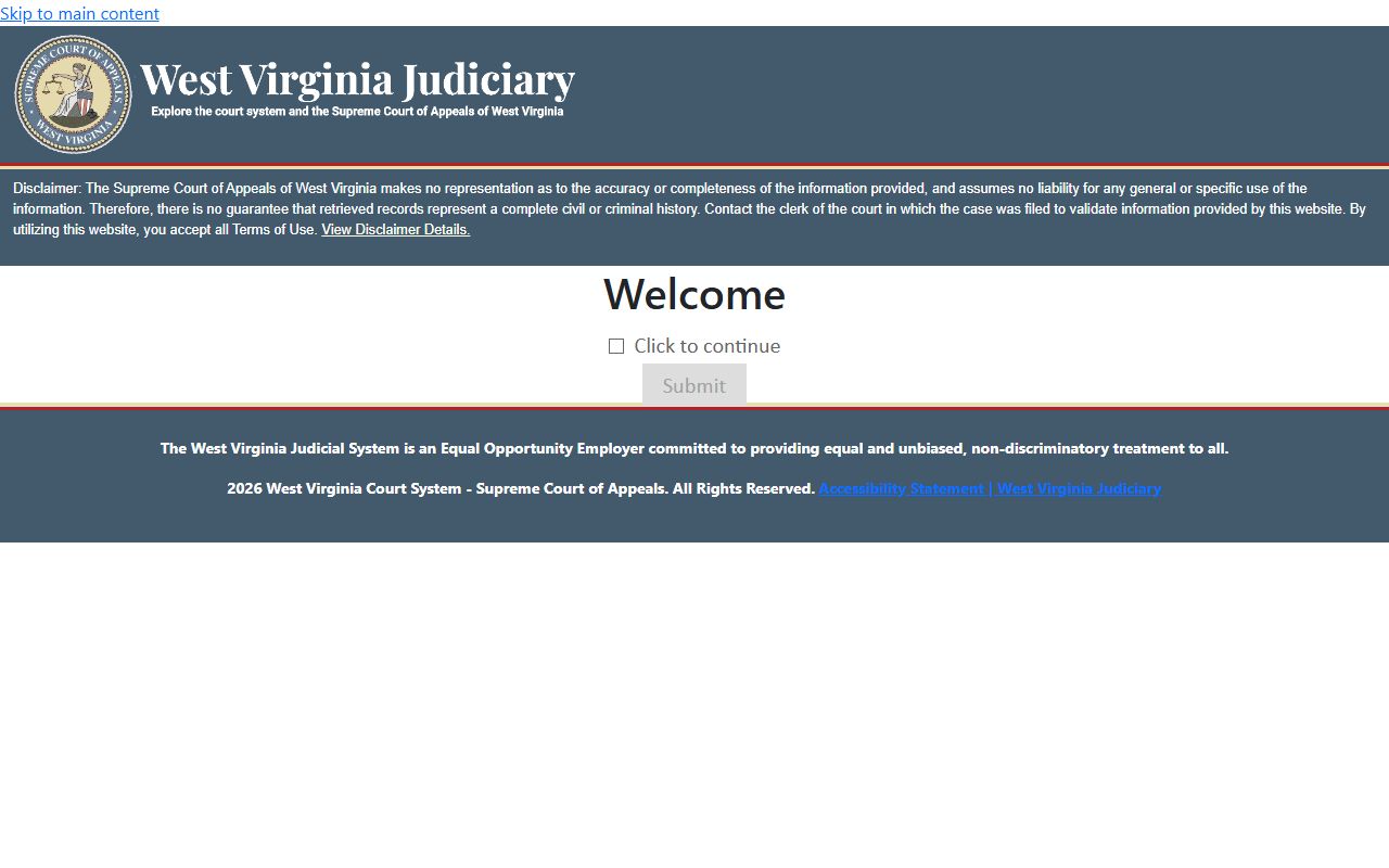 Wyoming County court records after arrest magistrate case search portal